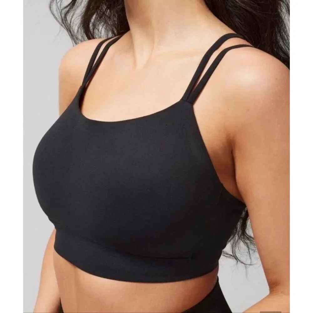 SOMA Sport Longline Yoga Sports Bra black Wireless Women’s XXL NEW